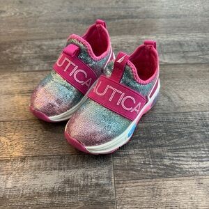 Nautica Toddler Girls Light Up Shoes size 5